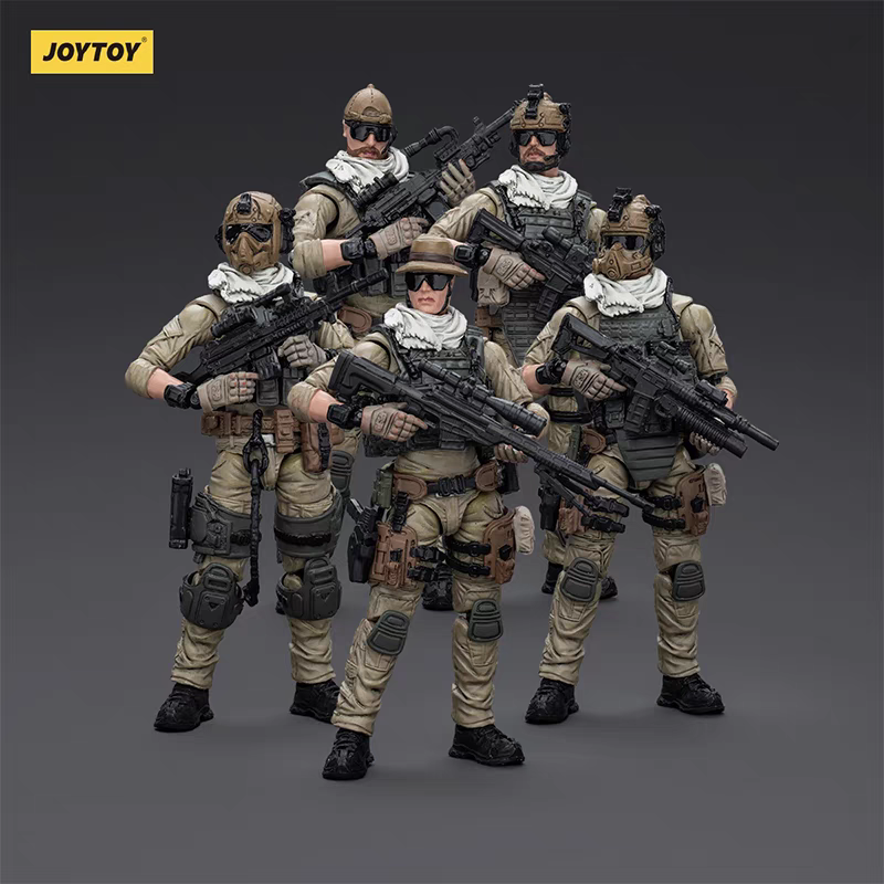 JOYTOY 1/18 Military Action Figures U.S.Army Delta Assault Squad Anime Figure Toys Collection Model Gift