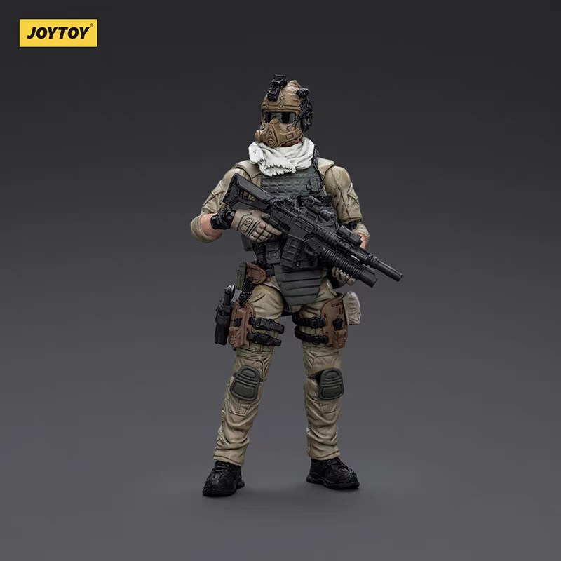 JOYTOY 1/18 Military Action Figures U.S.Army Delta Assault Squad Anime Figure Toys Collection Model Gift