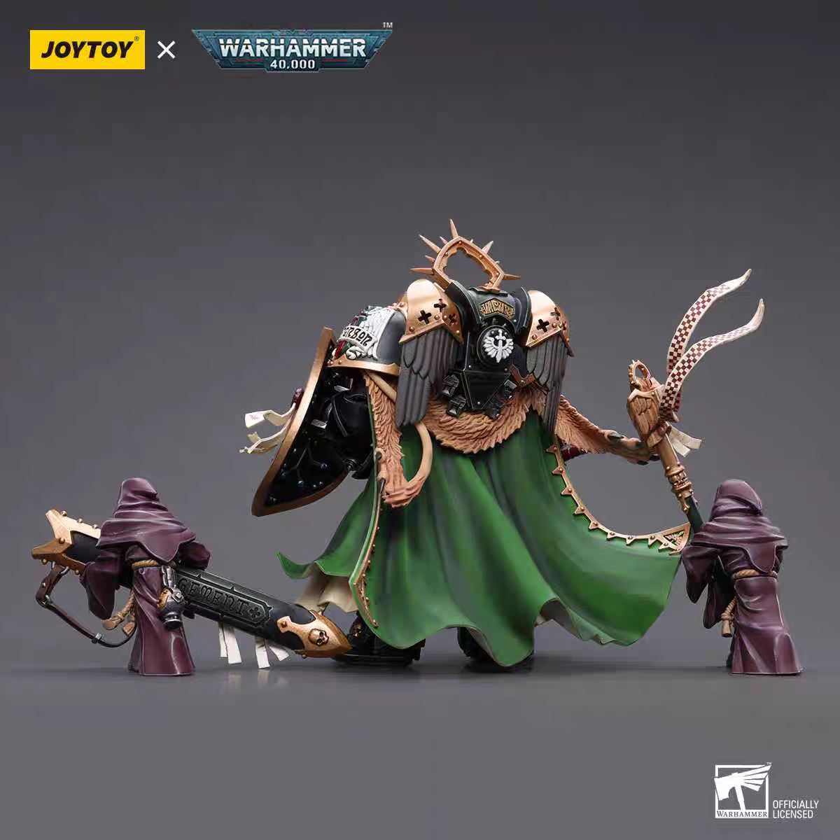 JOYTOY Warhammer 40k 1/18 Action Figure Dark Angels Primarch Lion Jonson Anime Collection Model Toys Gift